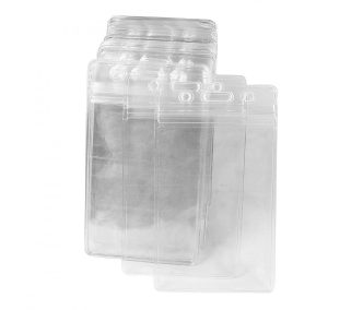 Porte-carte en vinyle 110x155 mm - vertical