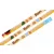 Bracelets textile - (15x340 mm, MOTIFS Oktoberfest et Pretzel) - anneau en plastique autobloquant