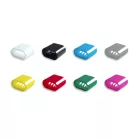 Bracelets textile (15x340mm, impression en couleur sur un côté) - anneau en plastique autobloquant