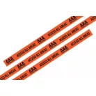 Bracelets textile (15x340mm, impression en couleur sur un côté) - anneau en plastique noir autobloquant - MOTIF - AAA