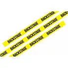 Bracelets textile (15x340mm, impression en couleur sur un côté) - anneau en plastique noir autobloquant - MOTIF - BACKSTAGE