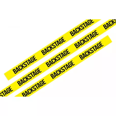 Bracelets textile (15x340mm, impression en couleur sur un côté) - anneau en plastique noir autobloquant - MOTIF - BACKSTAGE