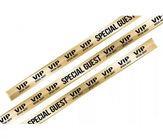   Bracelets textile (15x340mm, impression en couleur sur un côté) - anneau en plastique autobloquant - MOTIF - VIP Special Guest