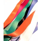 Tours de cou unis en satin 20x900 mm - mousqueton à cliquet en métal