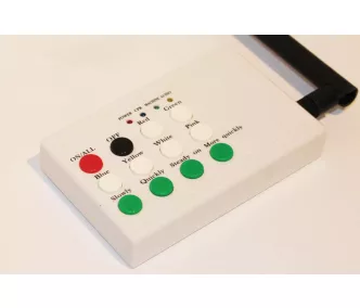   Télécommande radio pour bracelets textile avec LED clignotantes - 100m