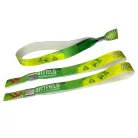 Bracelets RPET (15x340mm, impression en couleur sur un côté eco-responsables) - anneau en aluminium