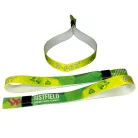 Bracelets RPET (15x340mm, impression en couleur sur un côté, eco-responsables) - anneau en plastique autobloquant