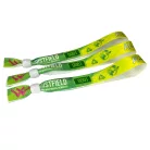 Bracelets RPET (15x340mm, impression en couleur sur un côté, eco-responsables, inscriptions variables) - anneau en plastique à usage multiple