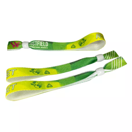 Bracelets RPET (15x340mm, impression en couleur sur un côté, eco-responsables) - anneau en plastique à usage multiple