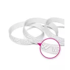 Bracelets silicone - en relief
