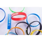 Bracelets silicone - avec inscription personnalisée en 1 couleur - Taille enfant