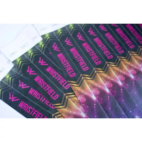 Bracelets Tyvek 1", impression en couleur