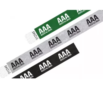 Bracelets Tyvek 1", MOTIF - AAA