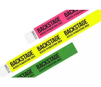 Bracelets Tyvek 1", MOTIF - BACKSTAGE