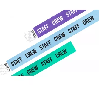 Bracelets Tyvek 1", MOTIF - STAFF CREW