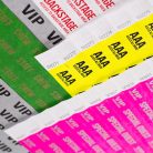 Bracelets Tyvek 1", MOTIF - VIP