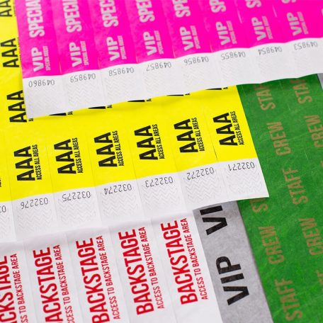 Bracelets Tyvek 1", MOTIF - VIP