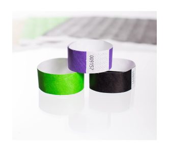 Bracelets Tyvek 1" - sans inscription (TOP Qualité)