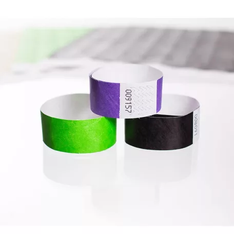 Bracelets Tyvek 1" - sans inscription (TOP Qualité)