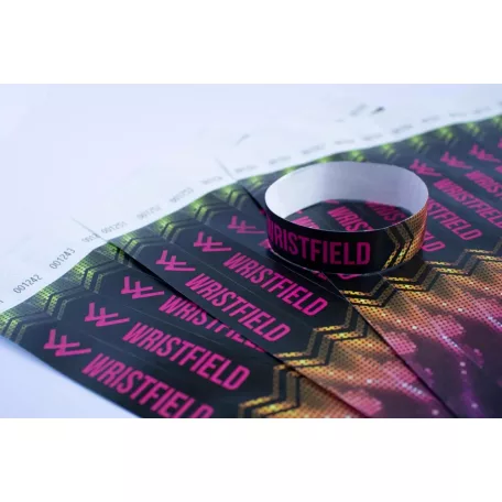 Bracelets Tyvek 3/4", impression en couleur