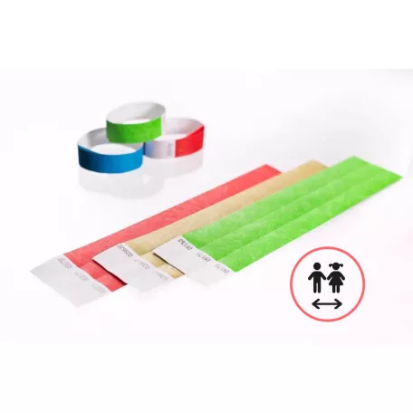 Bracelets Tyvek 3/4” - Taille enfant (20cm) - sans inscription
