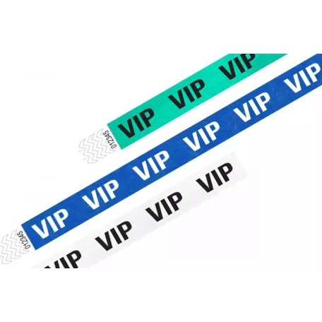 Bracelets Tyvek 3/4", MOTIF - VIP