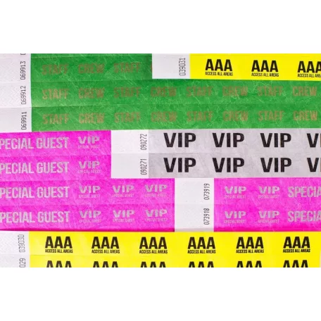 Bracelets Tyvek 3/4", MOTIF - VIP Special Guest