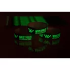 Bracelets Tyvek 3/4" - phosphorescents avec inscription