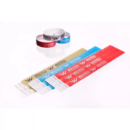 Bracelets Tyvek 3/4" - phosphorescents avec inscription