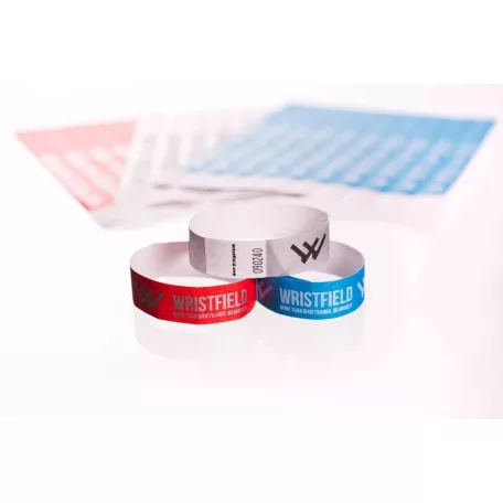 Bracelets Tyvek 3/4" - capteurs UV avec inscription