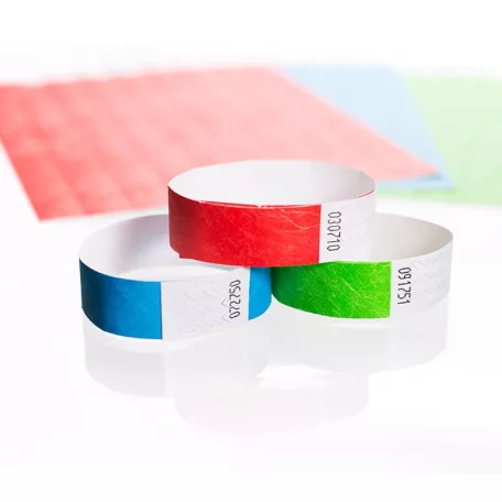 Bracelets Tyvek 3/4" - sans inscription (TOP Qualité)