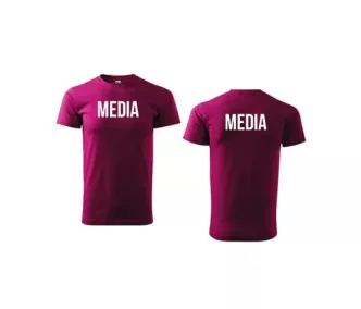 T-shirt unisex à col rond - MEDIA