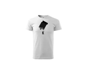   T-shirt unisex à col rond - impression personnalisée en 1 couleur