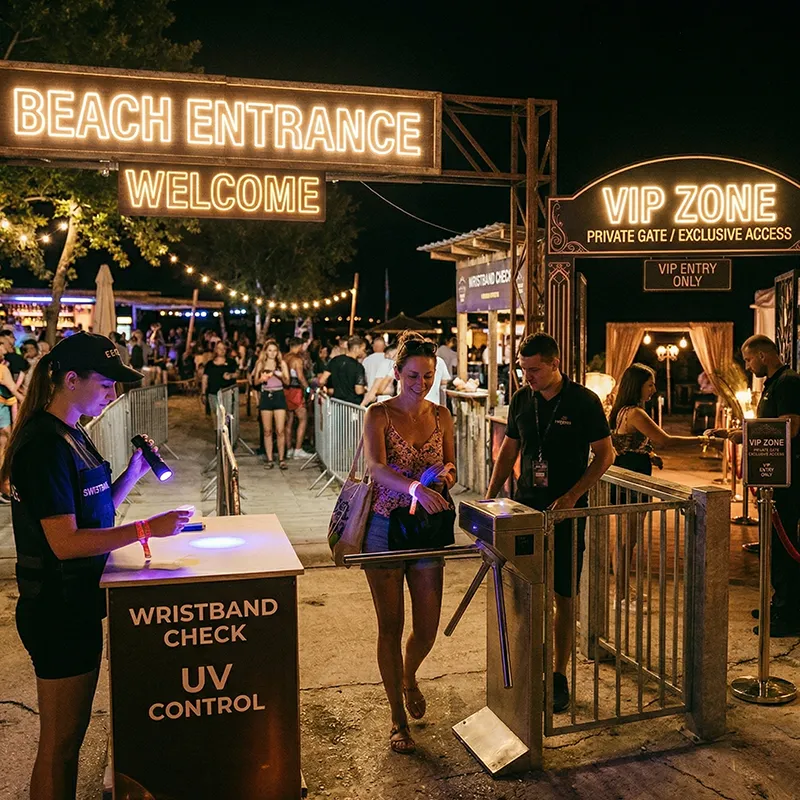 Contrôle daccès pour plages et événements en bord deau - système complet, coûts et erreurs à éviter