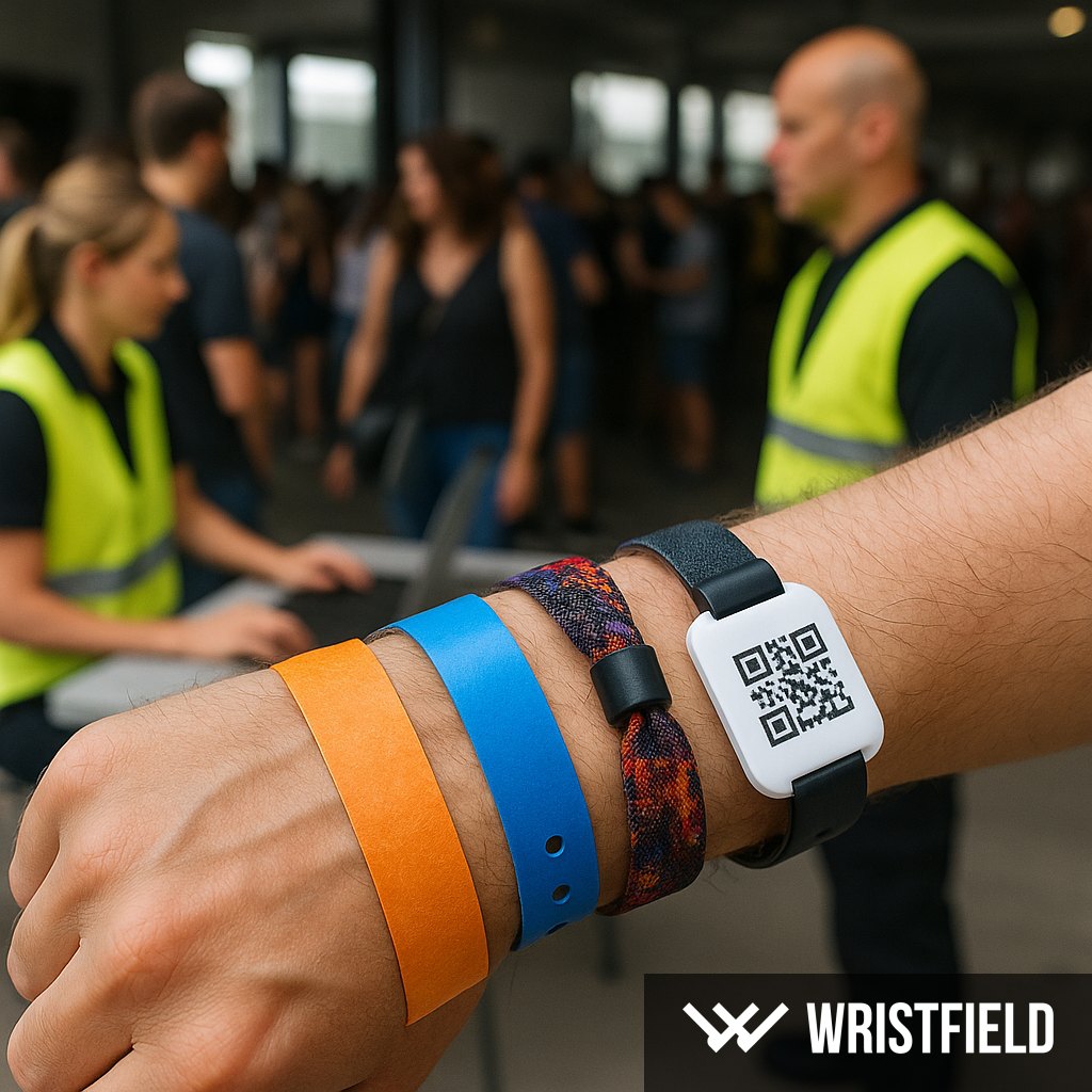 Comparer les solutions de bracelets événementiels : Tyvek, vinyl, textile et alternatives