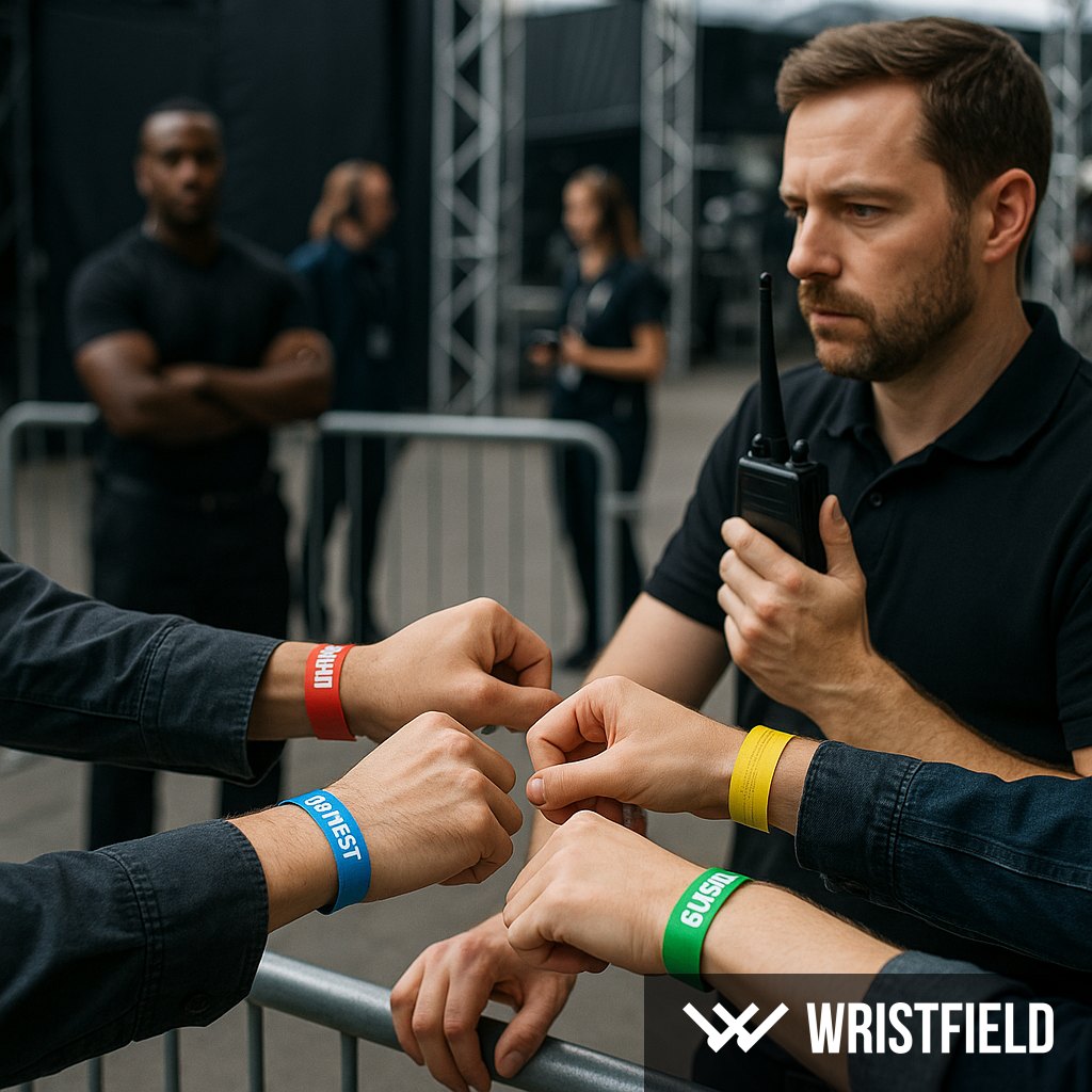 Contrôles VIP et backstage avec bracelets : conception, vérification visuelle et prévention des abus